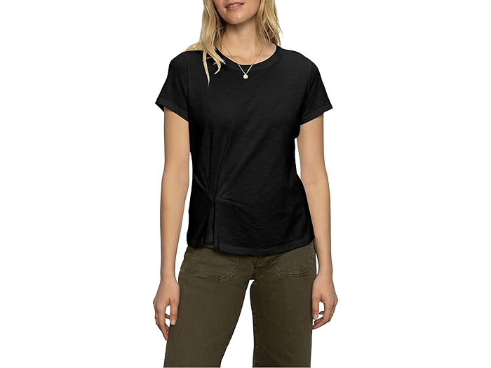 (取寄) サンクチュアリ レディース ツイスト フロント ティー Sanctuary women Twist Front Tee Black