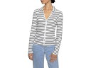 (取寄) サンクチュアリ レディース デイドリーマー ニット シャツ Sanctuary women Daydreamer Knit Shirt Chalk/Black Stripe 5(4)