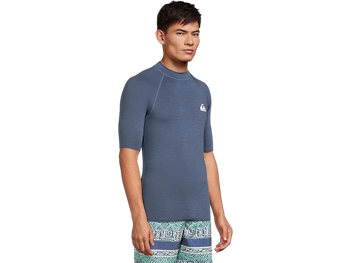 (取寄) クイックシルバー メンズ エブリデイ UPF50 ショーツ スリーブ サーフ ティー Quiksilver men Everyday Upf50 Shorts Sleeve Surf Tee Navy Heather