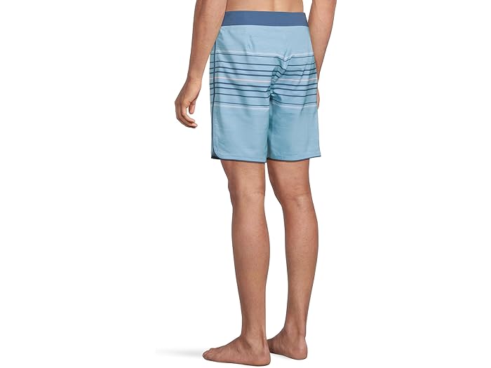 (取寄) オニール メンズ ハイパーフリーク ヒート ストライプ スカルプ ボードショーツ O'Neill men Hyperfreak Heat Stripe Scallop Boardshorts Blue Fade