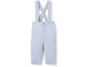 (取寄) ジャニー アンド ジャック ボーイズ シアサッカー サスペンダー パンツ (インファント) Janie and Jack boys Seersucker Suspender Pants (infant) Blue(4)