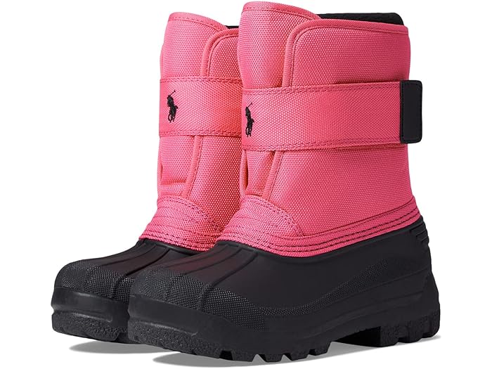 (取寄) ラルフローレン キッズ ボーイズ エバーリー (リトル キッド/ビッグ キッド) Polo Ralph Lauren Kids boys Everlee (Little Kid/Big Kid) Baja Pink Nylon/Black/Black Pony Player