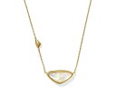 (取寄) ケンドラスコット レディース マーゴット ショート ペンダント ネックレス Kendra Scott women Margot Short Pendant Necklace Vintage Gold Iridescent Abalone