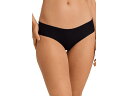 (取寄) ハンロ レディース インビジブル コットン ハイ-カット ブリーフ Hanro women Invisible Cotton Hi-Cut Brief Black 1(4)