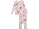(取寄) キッキー パンツ キッズ キッズ プリント ロング スリーブ パジャマ セット (トドラー/リトル キッズ/ビッグ キッズ) Kickee Pants Kids kids Print Long Sleeve Pajama Set (Toddler/Little Kids/Big Kids) Cake Pop Donuts and Sprinkles
