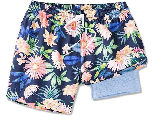 (取寄) チャビーズ メンズ ザ ビッグ ブルーマーズ 5.5 ライン スイム Chubbies men The Big Bloomers 5.5" (Classic Lined Swim Trunk) Navy