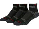 (取寄) ウィグワム ウルトラ クール-ライト クォーター 3-パック Wigwam Ultra Cool-Lite Quarter, 3-Pack Onyx(4)