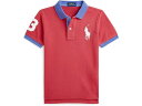 (取寄) ラルフローレン キッズ ボーイズ ビッグ ポニー コットン メッシュ ポロ シャツ (トドラー/リトル キッド) Polo Ralph Lauren Kids boys Big Pony Cotton Mesh Polo Shirt (Toddler/Little Kid) Nantucket Red/C1730