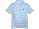 (取寄) ラルフローレン キッズ ボーイズ ストライプド パフォーマンス ジャージ ポロ シャツ (ビッグ キッド) Polo Ralph Lauren Kid...