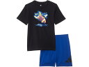 (取寄) アディダス キッズ ボーイズ コットン ティー アンド ロゴ ショート セット (インファント) adidas Kids boys Cotton Te...