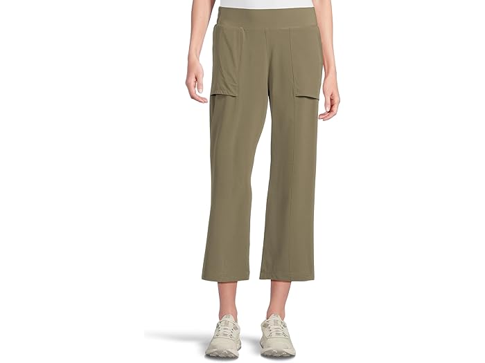 (取寄) コロンビア レディース バウンドレス ビューティー ワイド カプリ リ Columbia women Boundless Beauty Wide Capri II Stone Green