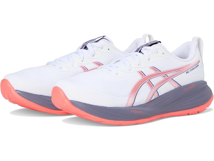 (取寄) アシックス レディース ゲルキュムラス 27 ASICS women GEL-Cumulus 27 White/Greyish Purple