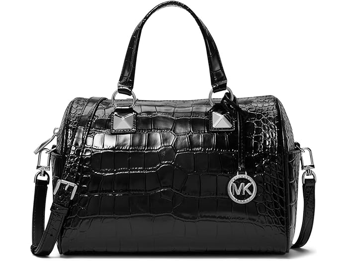(取寄) マイケルコース レディース グレイソン MD ダッフル サッチェル MICHAEL Michael Kors women Grayson Md Duffle Satchel Black