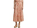 (取寄) ローレン ラルフローレン レディース フローラル クリンクル ジョーゼット ティアード スカート Lauren Ralph Lauren women Floral Crinkle Georgette Tiered Skirt Pink Multi