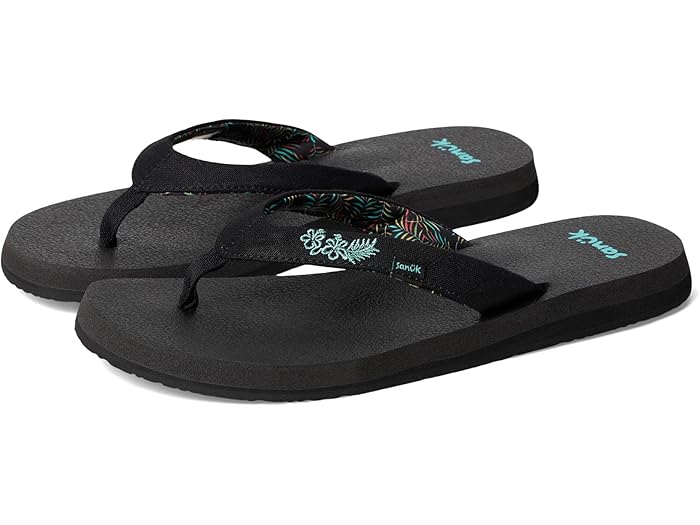 () ̡ ǥ 襬 ѥ  Sanuk women Yoga Paradise II Black Paradise...