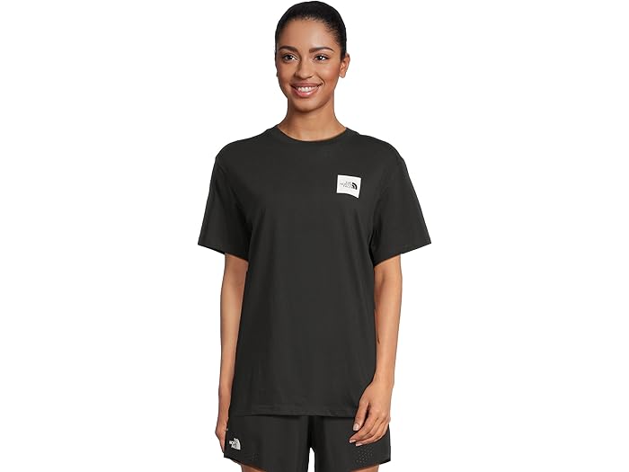(取寄) ノースフェイス レディース ショート スリーブ ボックス ハーフ ドーム Tシャツ The North Face women Short Sleeve Box Half Dome Tee TNF Black