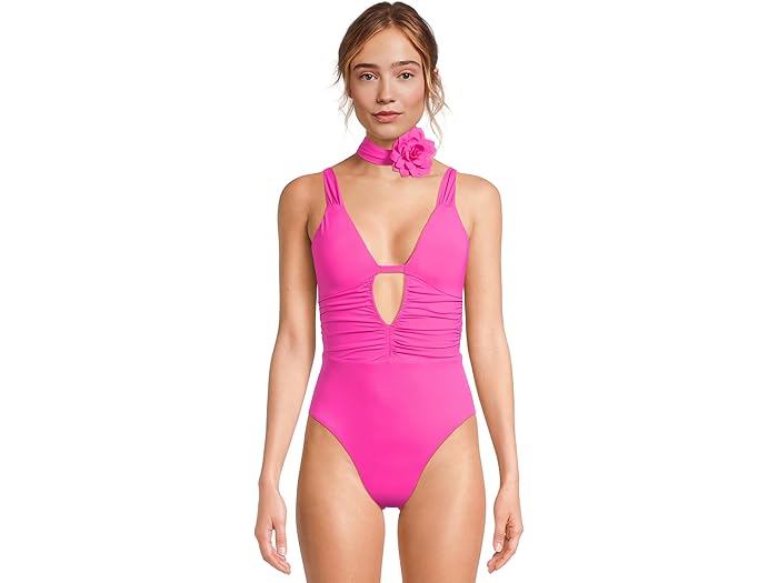 (取寄) ベッカ レディース ガーデン オブ エデン マグノリア バンジ ワン ピース BECCA women Garden Of Eden Magnolia Plunge One Piece Azalea