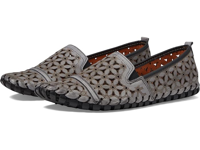 () ץ ƥå ǥ եե Spring Step women Flowerflow Charcoal