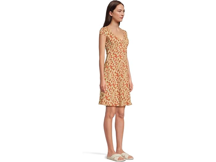(取寄) トードアンドコー レディース ローズマリー ドレス Toad&Co women Rosemarie Dress Mango Daisy Field Print