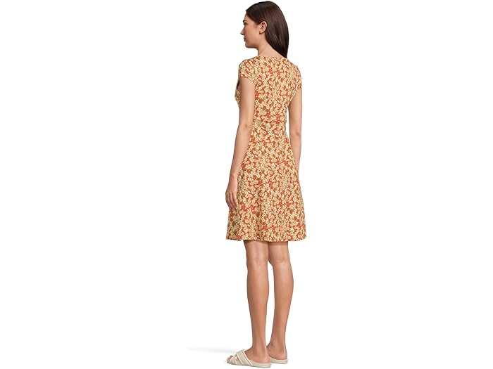 (取寄) トードアンドコー レディース ローズマリー ドレス Toad&Co women Rosemarie Dress Mango Daisy Field Print