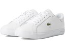 (取寄) ラコステ メンズ パワーコート スニーカー Lacoste men Powercourt Sneakers White