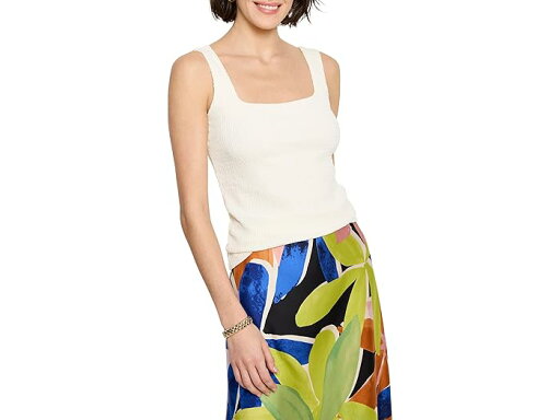 (取寄) ニックゾー レディース ピティート バブル ニット タンク NIC+ZOE women Petite Bubble Knit Tank Classic Cream (取寄) ニックゾー レディース ピティート バブル ニット タンク NIC+ZOE women Petite Bubble Knit Tank Classic Cream