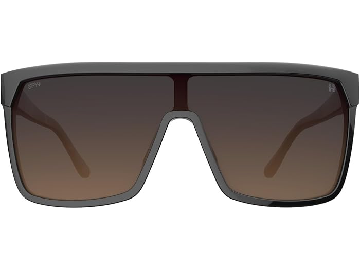 (取寄) スパイ フリン シールド サングラス Spy Optic Flynn Shield Sunglasses Black/Honey Tort Happy Dark Brown Fade
