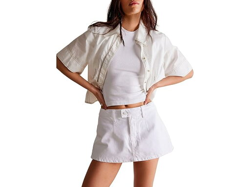 (取寄) フリーピープル レディース スコート Free People women Galivanting Skort Optic White (取寄) フリーピープル レディース スコート Free People women Galivanting Skort Optic White