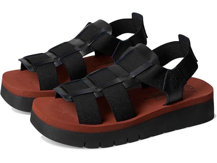 () ե饤ɥ ǥ FLY LONDON women SAMB245FLY Black/Brick