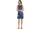 (取寄) トミーバハマ レディース ダーシー リーフ オブ ラグジュアリー スリーブ レス ドレス Tommy Bahama women Darcy Leaf Of Luxury Sleeve Less Dress Coastline(4)