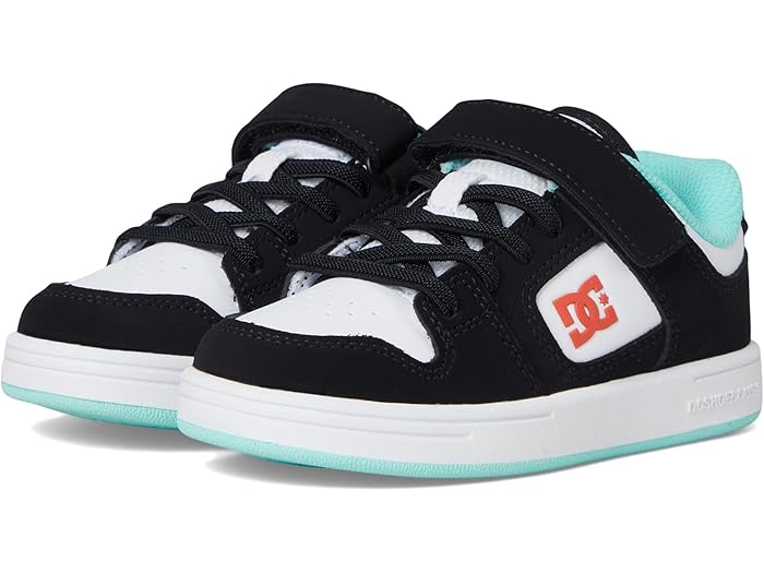 (取寄) DC キッズ キッズ マンテカ 4 V (リトル キッド/ビッグ キッド) DC Kids kids Manteca 4 V (Little Kid/Big Kid) Black/Orange/Mint