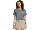 (取寄) ソルティ クルー レディース イン ザ レイズ クロップ ティー Salty Crew women In The Rays Crop Tee Fin Blue