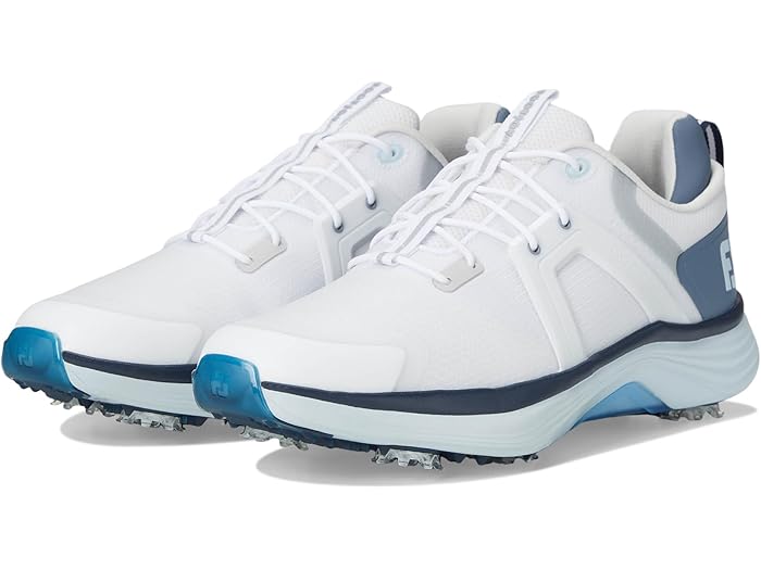 (取寄) フットジョイ ゴルフシューズ メンズ ハイパーフレックス 大きいサイズ FJ FootJoy men HyperFlex Golf Shoes White/Slate/Blue