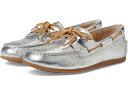 (取寄) フライ レディース ナヤ ボート シューズ Frye women Naya Boat Shoes Silver(4)