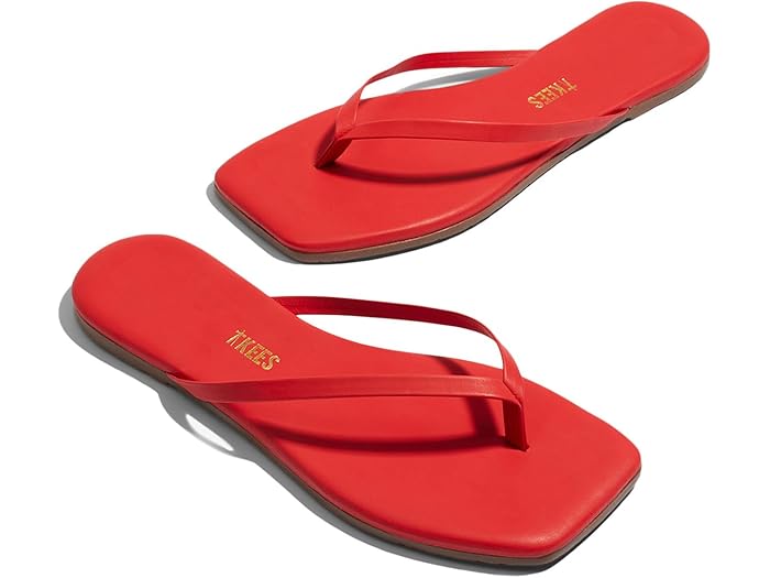() ƥ ǥ  ȥ ꡼ TKEES women Square Toe Lily Red