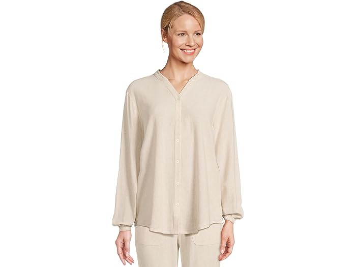 () ٥եåȥɥ꡼ॹ ǥ ͥ ֥ ֥饦 Barefoot Dreams women Linen Blend ...