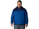 (取寄) コロンビア メンズ ビッグ アンド トール グレンネーカー レイク リ レイン ジャケット Columbia men Big & Tall Glennaker Lake II Rain Jacket Mountain Blue/Collegiate Navy(4)