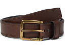 (取寄) カーハート レザー エングレーブド バックル ベルト Carhartt Leather Engraved Buckle Belt Brown/OEB ...