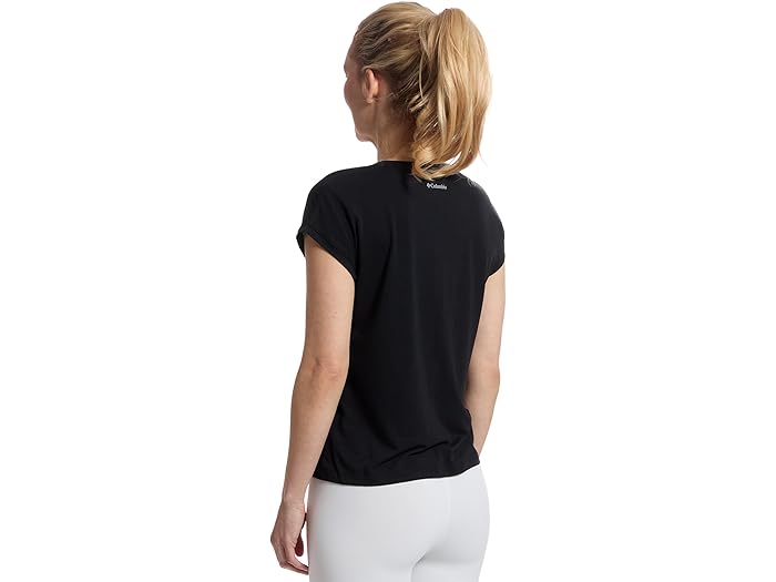 (取寄) コロンビア レディース バウンドレス トレック ショート スリーブ ティー Columbia women Boundless Trek Short Sleeve Tee Black