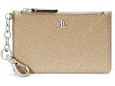 (取寄) ローレン ラルフローレン レディース クロスハッチ レザー ジップ カード ケース Lauren Ralph Lauren women Crossha...