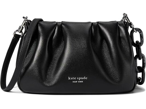 (取寄) ケイトスペード レディース スムース レザー クロスボディ Kate Spade New York women Souffle Smooth Leather Crossbody Black (取寄) ケイトスペード レディース スムース レザー クロスボディ Kate Spade New York women Souffle Smooth Leather Crossbody Black