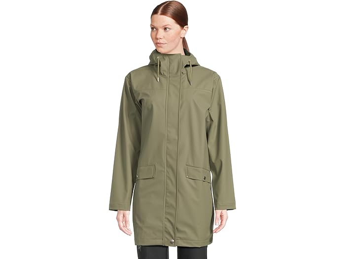 () إ꡼ϥ󥻥 ǥ ⥹ 쥤󥳡 Helly Hansen women Moss RainCoat Green
