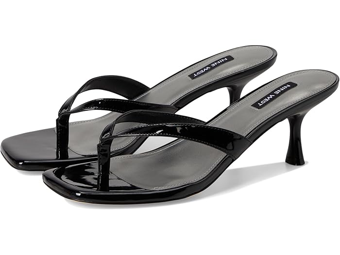 () ʥ󥦥 ǥ Nine West women Andela Black Patent