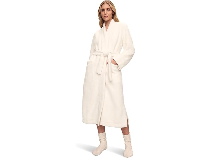() С ǥ   Eberjey women Renewplush Long Robe Ivory