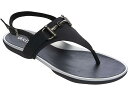 (取寄) ヴァネリ レディース ウォーク Vaneli women Walk Black Milled Calf