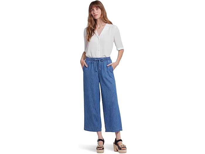 (取寄) エヌワイディージェイ レディース ジェーン プル-オン ワイド レッグ アンクル パンツ NYDJ women Jayne Pull-on Wide Leg Ankle Pants Everly(4)