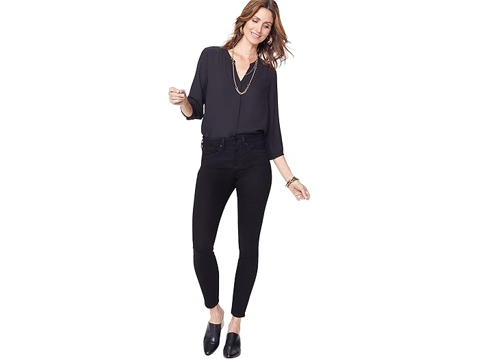(取寄) エヌワイディージェイ レディース アミ スキニー イン ブラック NYDJ women Ami Skinny in Black Black