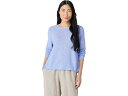 (取寄) アイリーン フィッシャー レディース クルー ネック ラグラン スリーブ セーター Eileen Fisher women Crew Neck Raglan Sleeve Sweater Bellflower(4)