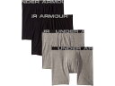 (取寄) アンダーアーマー キッズ ボーイズ 4-パック コア コットン ボクサー セット (ビッグ キッズ) Under Armour Kids boys 4...