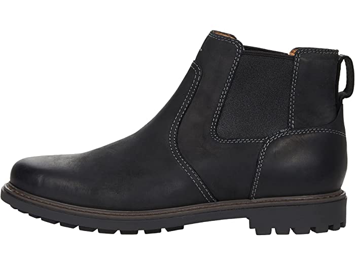 (取寄)フローシャイムフィールドプレーントゥゴアブーツFlorsheimFieldPlainToeGoreBootBlackCrazyHorse